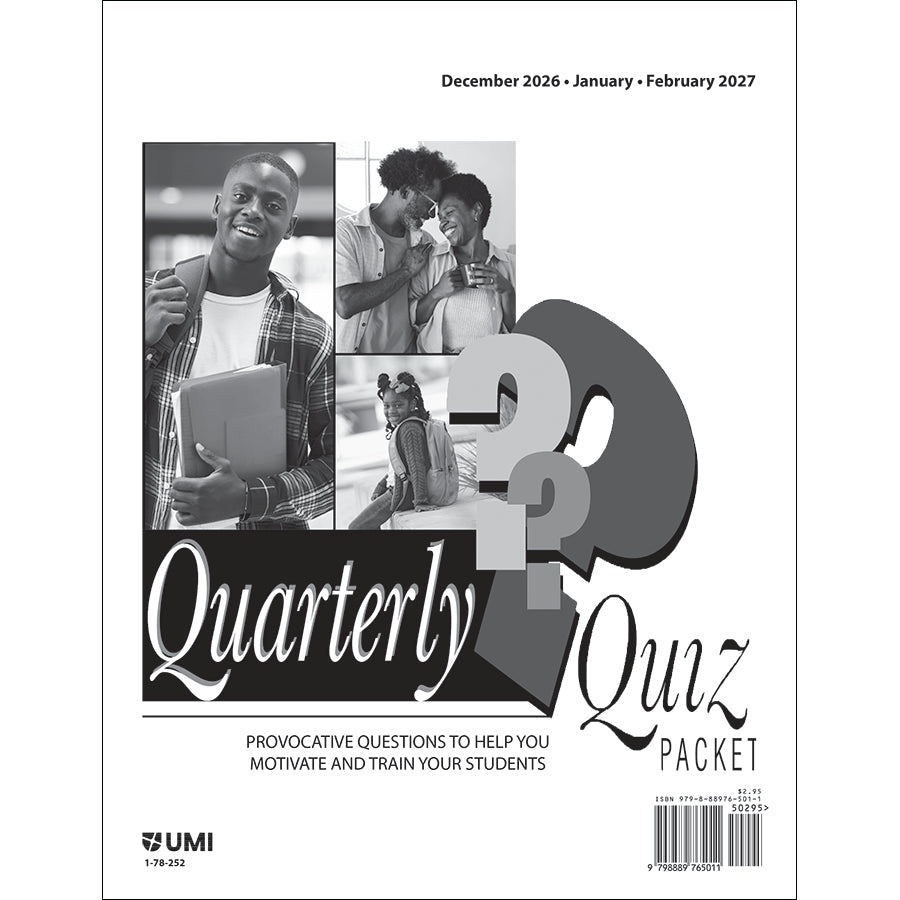 Quarterly Quiz Dec Jan Feb 2027