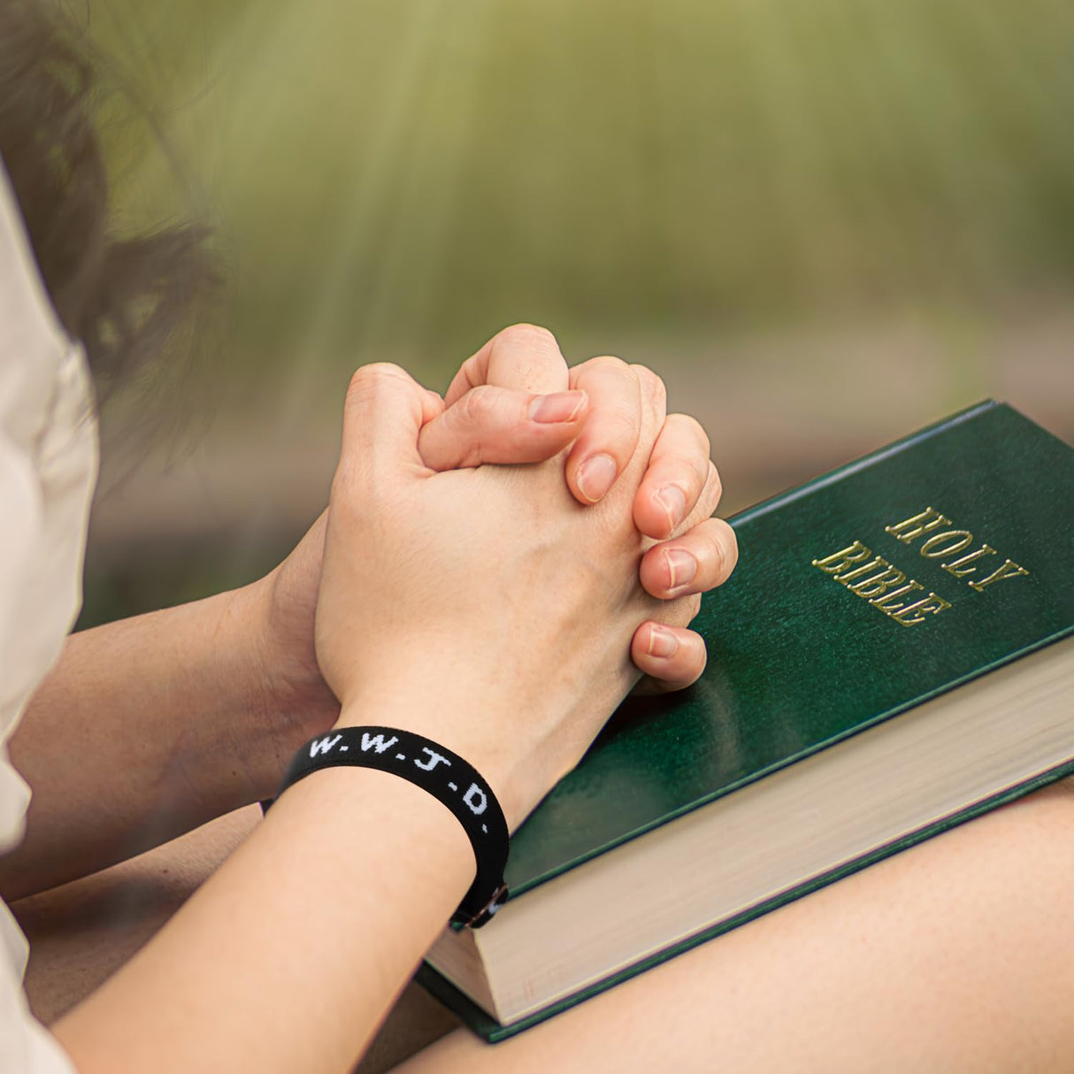 Canopus pet WWJD Bracelets Set, 5 Piece, Webbing What Would Jesus Do Bracelets Christian Handmade Colorful Adjustable Religious Woven Wristbands for Fundraisers