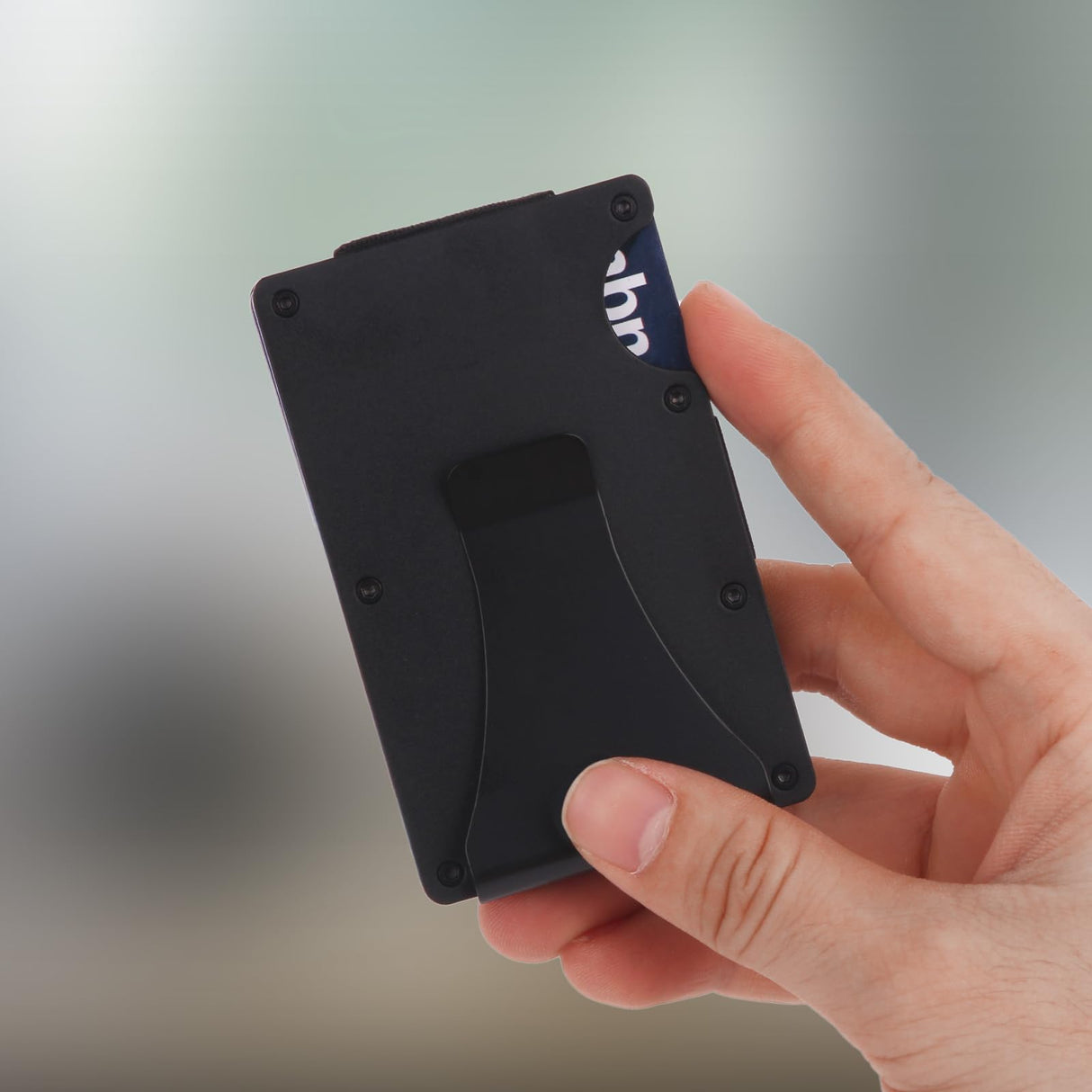 THTCSQ Christian Gifts Minimalist Personalized Engraved Metal Wallet,Slim Wallet for Men,Birthday Gifts Christmas Gift Bible Verse Faith Religious Christian Gifts (4:13 wallet)