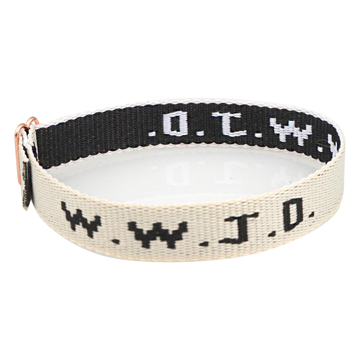 Canopus pet WWJD Bracelets Set, 5 Piece, Webbing What Would Jesus Do Bracelets Christian Handmade Colorful Adjustable Religious Woven Wristbands for Fundraisers