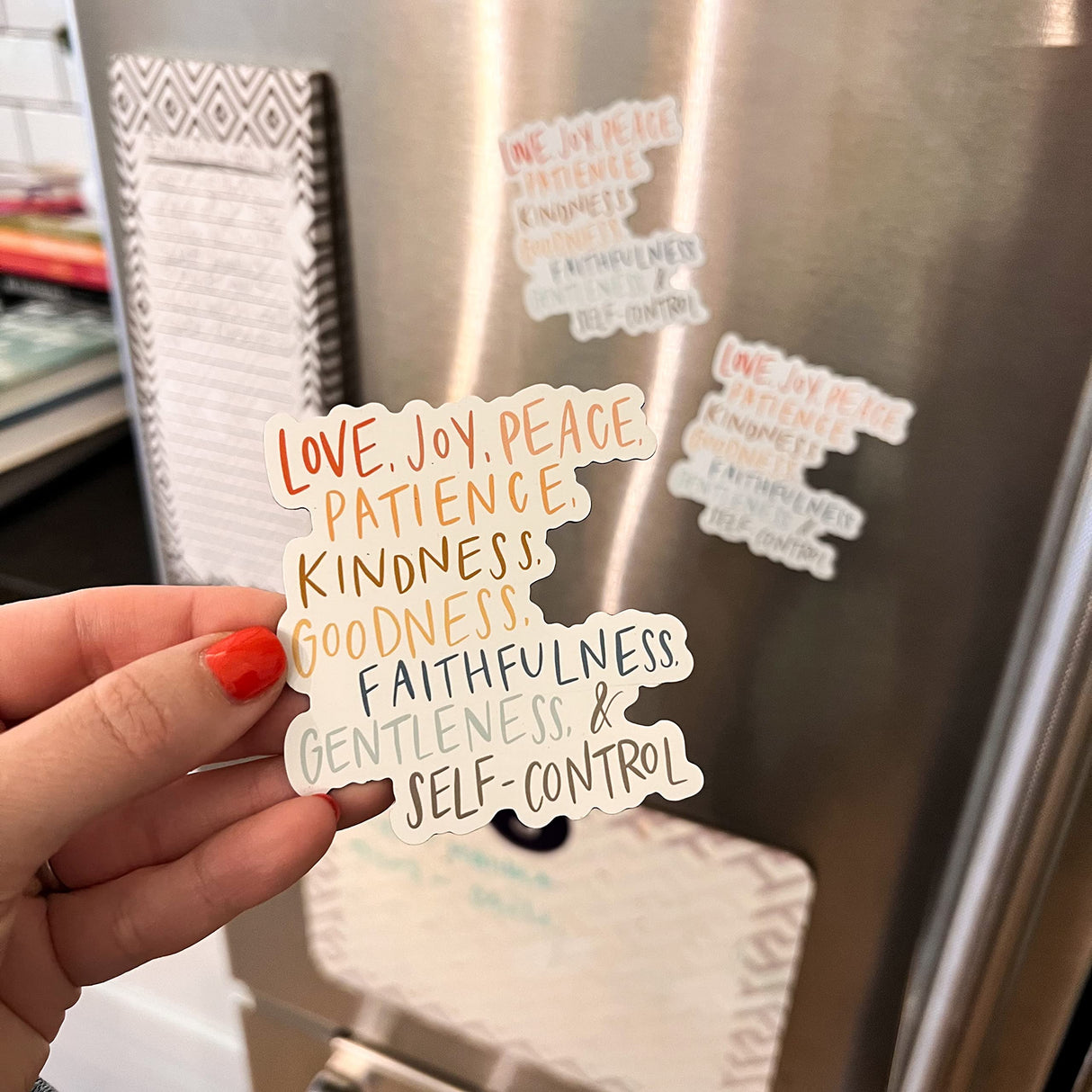 Swaygirls refrigerator magnets | Fruit of the Spirit magnet | Christian magnets | Fridge magnets about faith, Jesus, the Bible