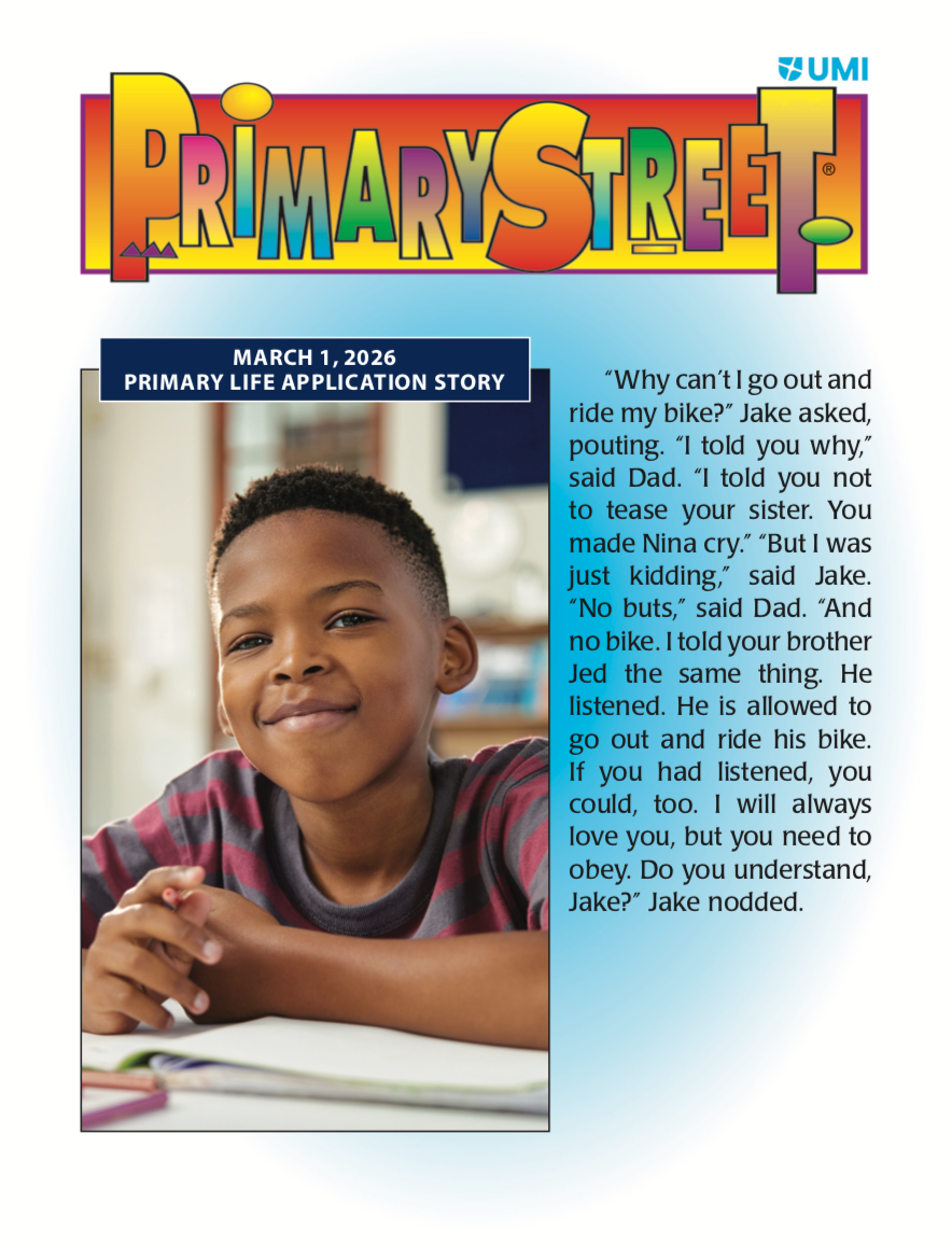 Primary Street Student March April May 2026