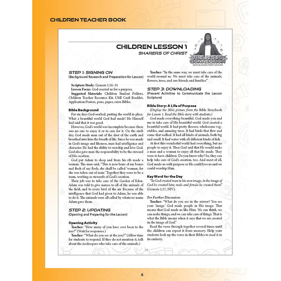 The Jesus Connection – Children’s Teacher Guide