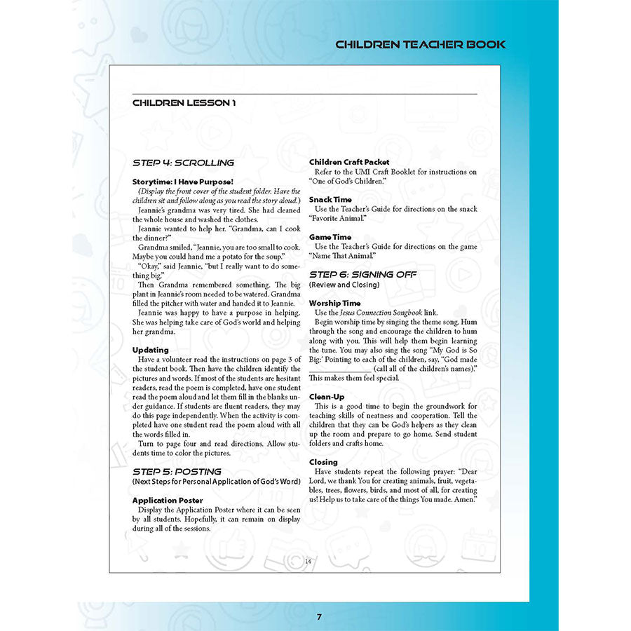 The Jesus Connection – Children’s Teacher Guide