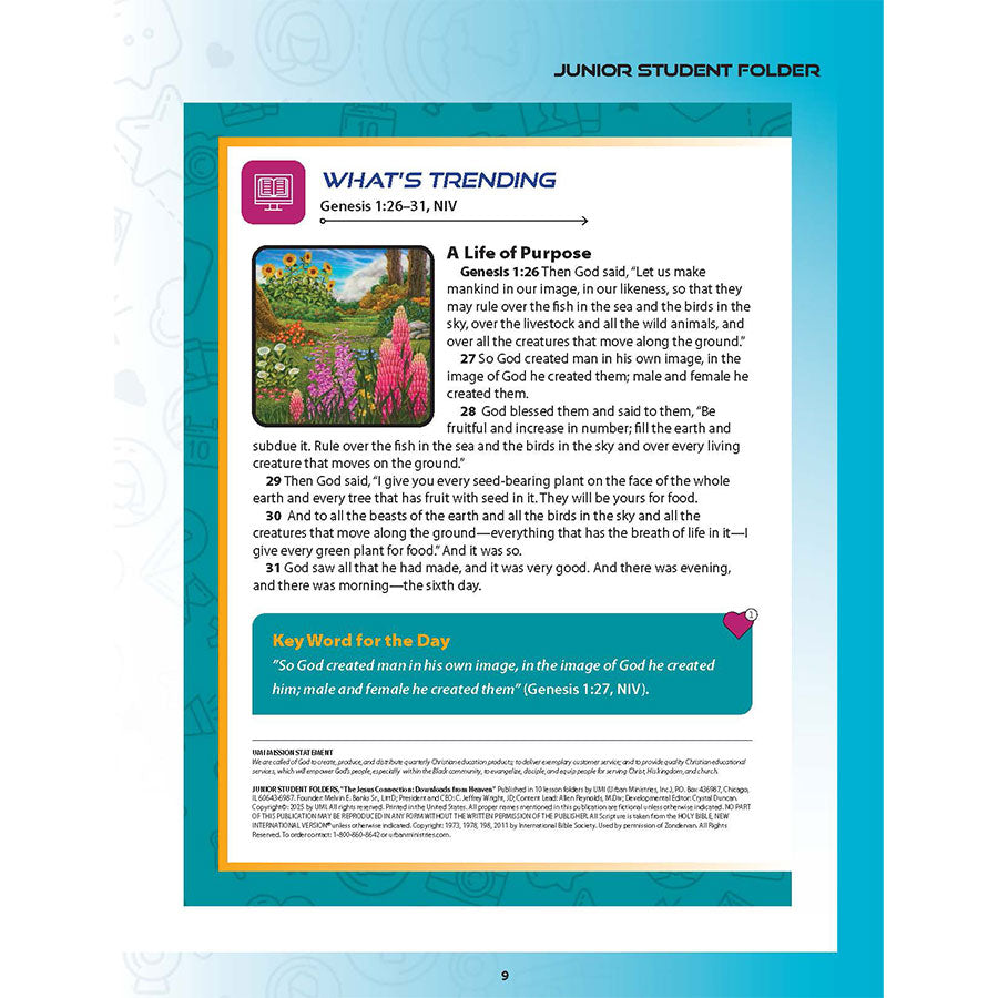 The Jesus Connection – Junior Student Folders