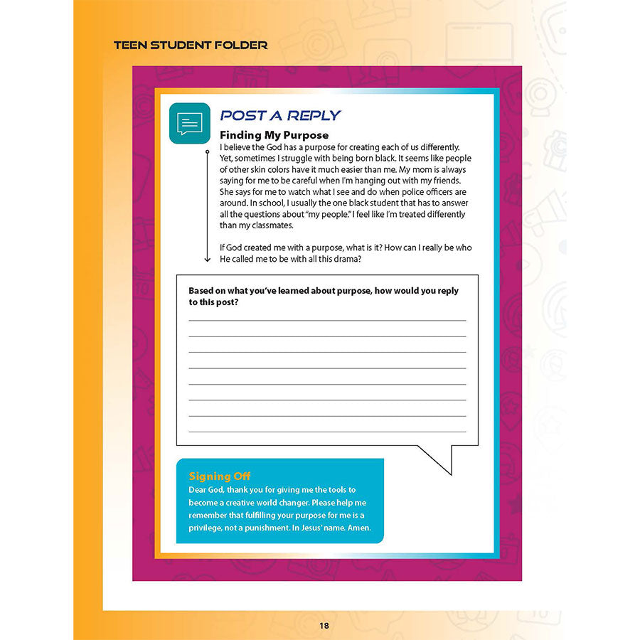 The Jesus Connection – Teen Student Folders