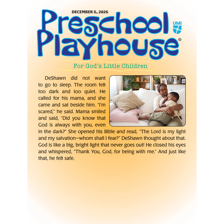 Preschool Playhouse Student Dec Jan Feb 2027