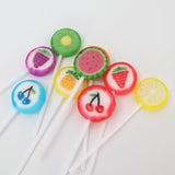 Fruit Slices Candy - Fruit Lollipops Bulk 1 lb Bag of Individually Wrapped Candy Suckers - Hard Candies Assortment - Great for Candy Buffet - Birthday Treat Bags - Yummy Candy for Kids and Adults