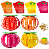 AgincBerry Bible Fruit Craft Kit - 28 Set DIY Accent Fruitage of the Spirit Strip for Kids - Sunday School Church Project for Thanksgiving and Fall