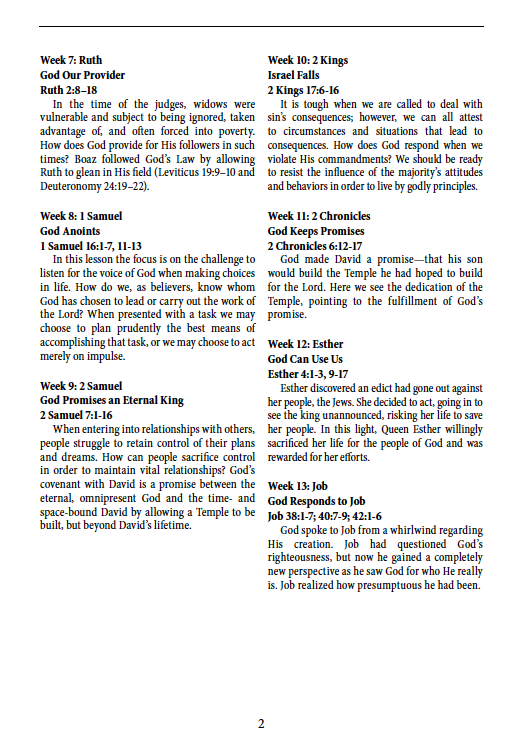 Precepts For Living®: God's Unchanging Hand (2026-2027)
