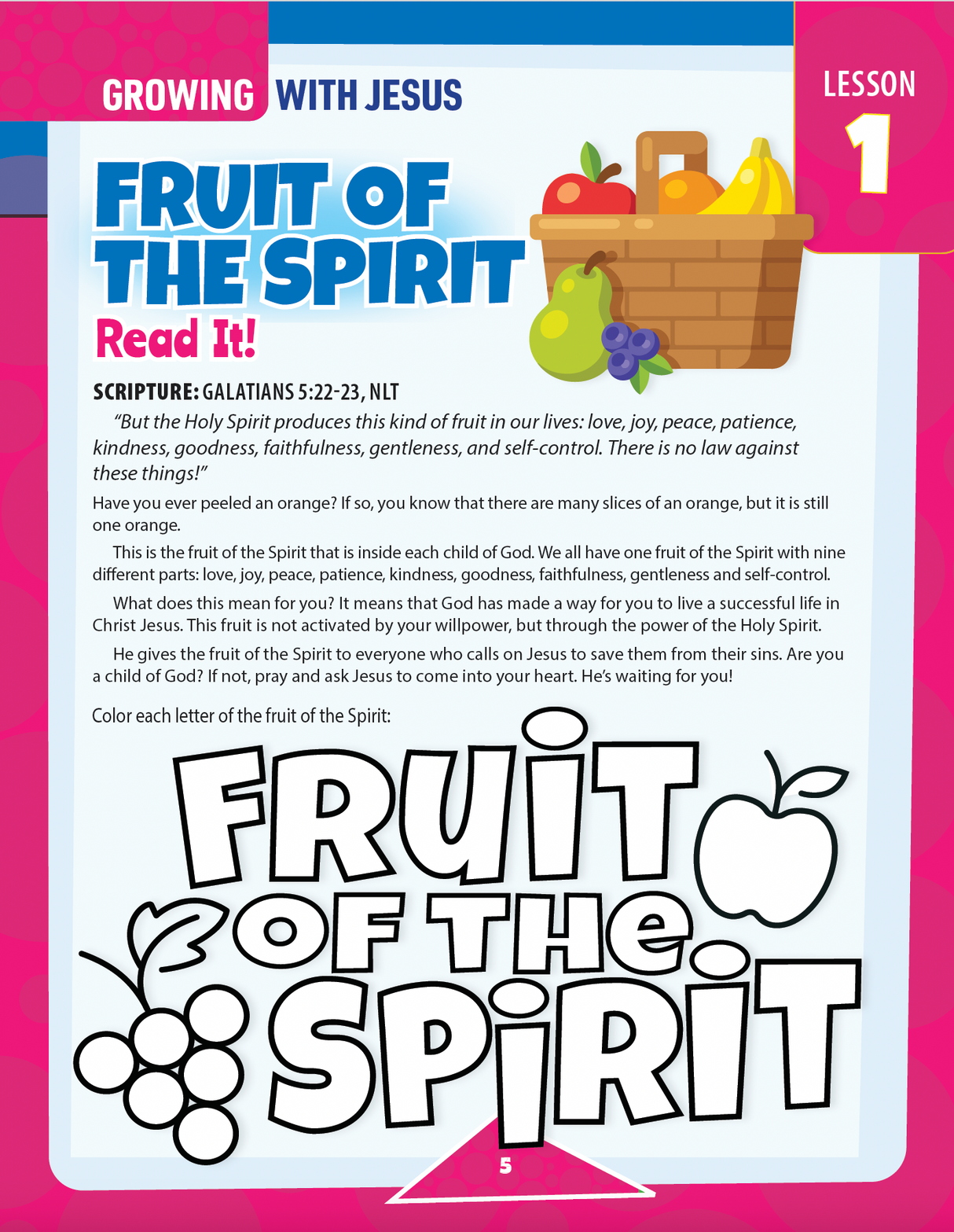 Growing With Jesus Junior's Activity Book (Physical Book)